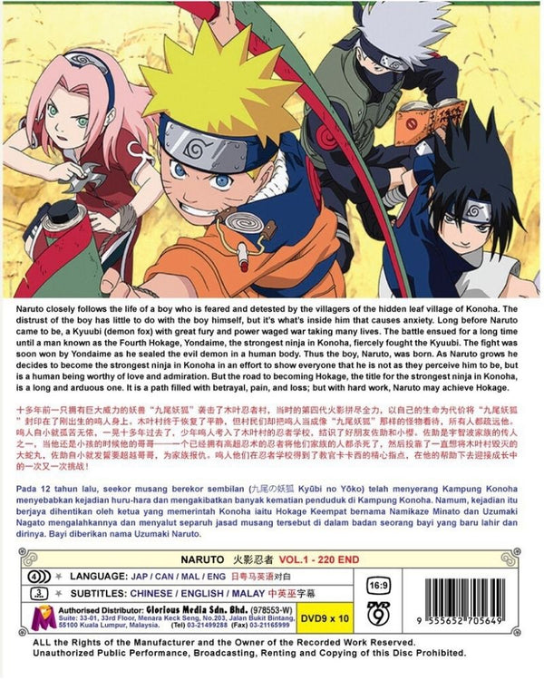 NARUTO SHIPPUDEN COMPLETE ANIME TV SERIES DVD 1-720 EP ENG DUB FREE SHIPPING