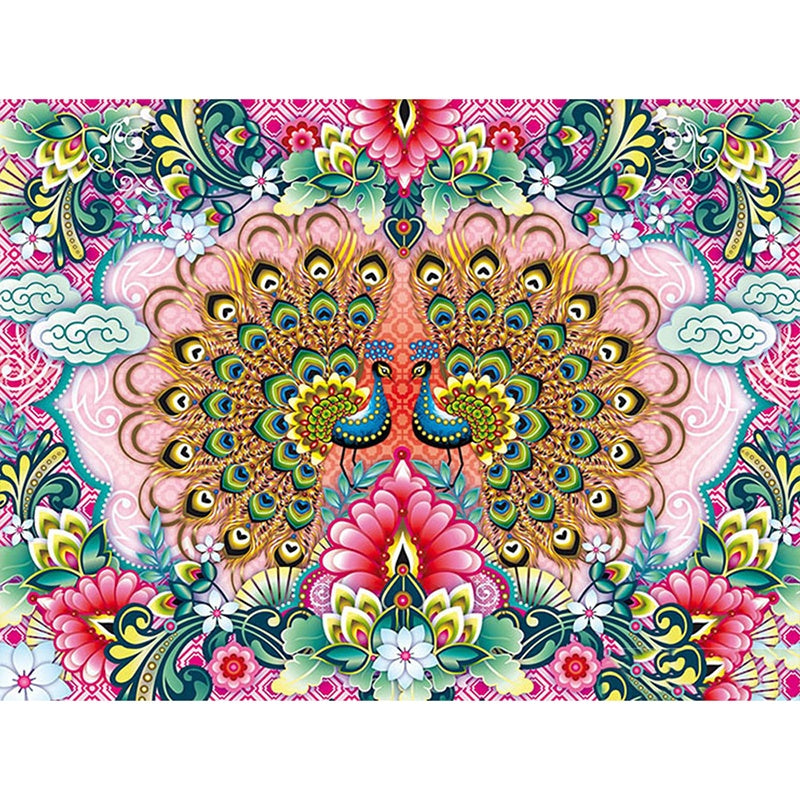 Pink Peacock Diamond Painting – Fiyo Diamond Painting