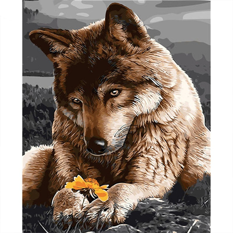 Lovely Wolf Diamond Painting – Fiyo Diamond Painting