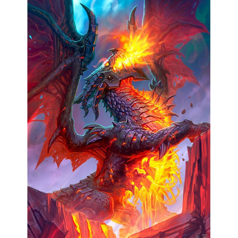Diamond Painting Dragon Flame 
