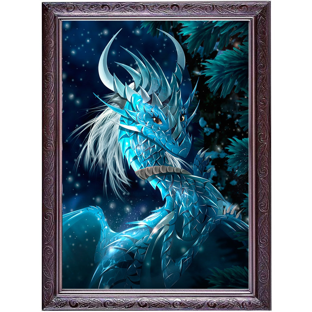 Blue Dragon Diamond Painting – Fiyo Diamond Painting