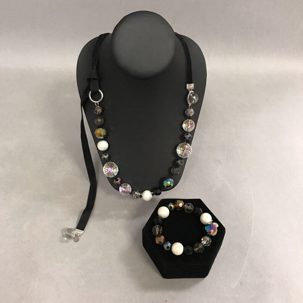 Cookie Lee Mixed Bead Necklace Bracelet Set – Main Street Estate Sales