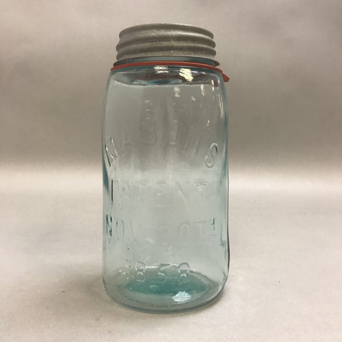 Antique Mason Blue Half Gallon Jar with Lid – Main Street Estate Sales