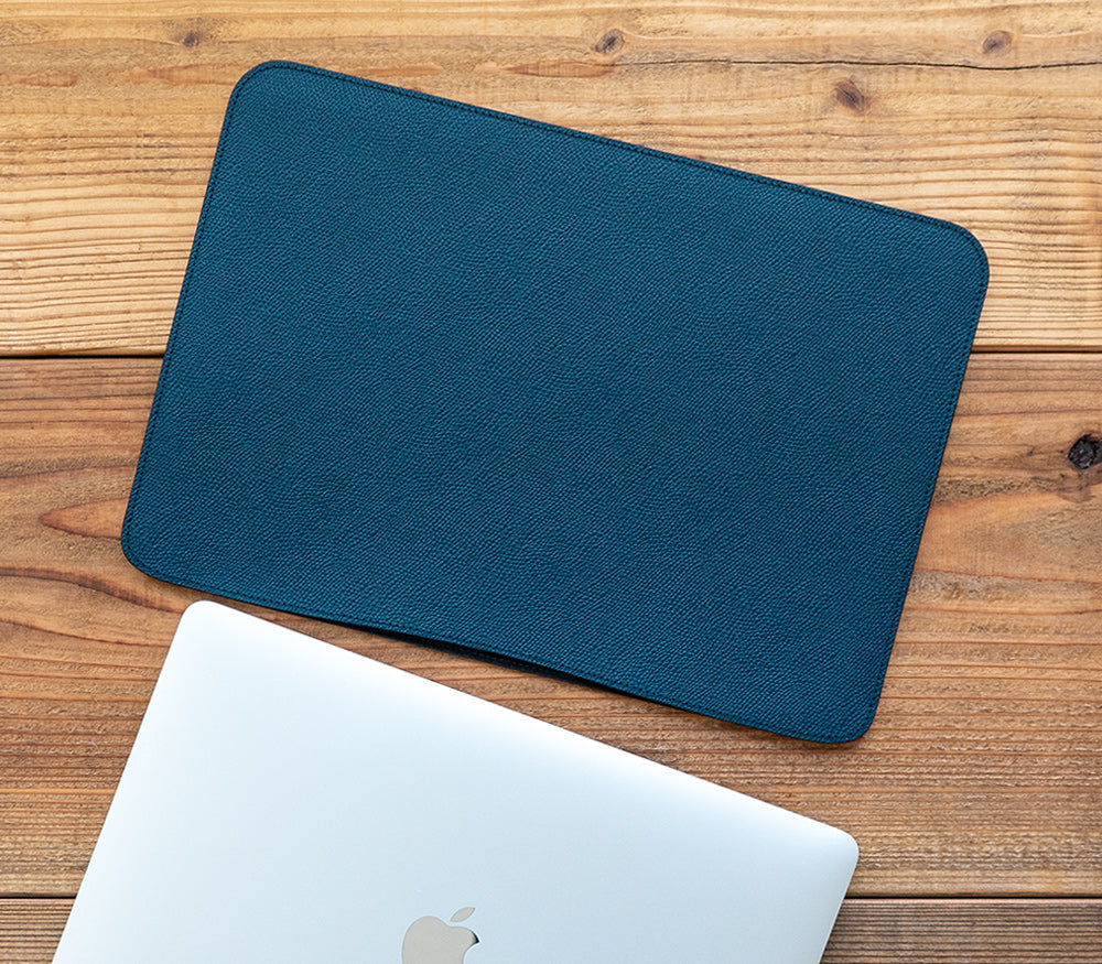 【新品】MacBook Pro レザースリーブ 純正ケース 13インチ ブルー
