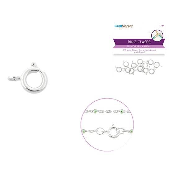 Jewelry Findings: 11mm Clear Flat Pad Earring Back x 14- Craft