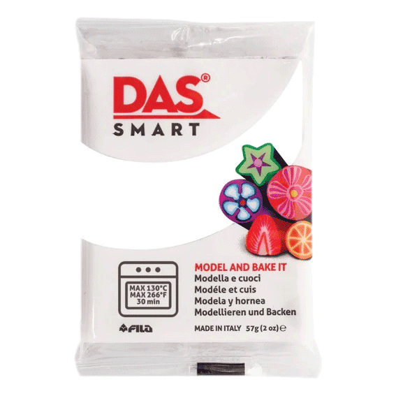 Das Smart Polymer Clay - White, 2 oz