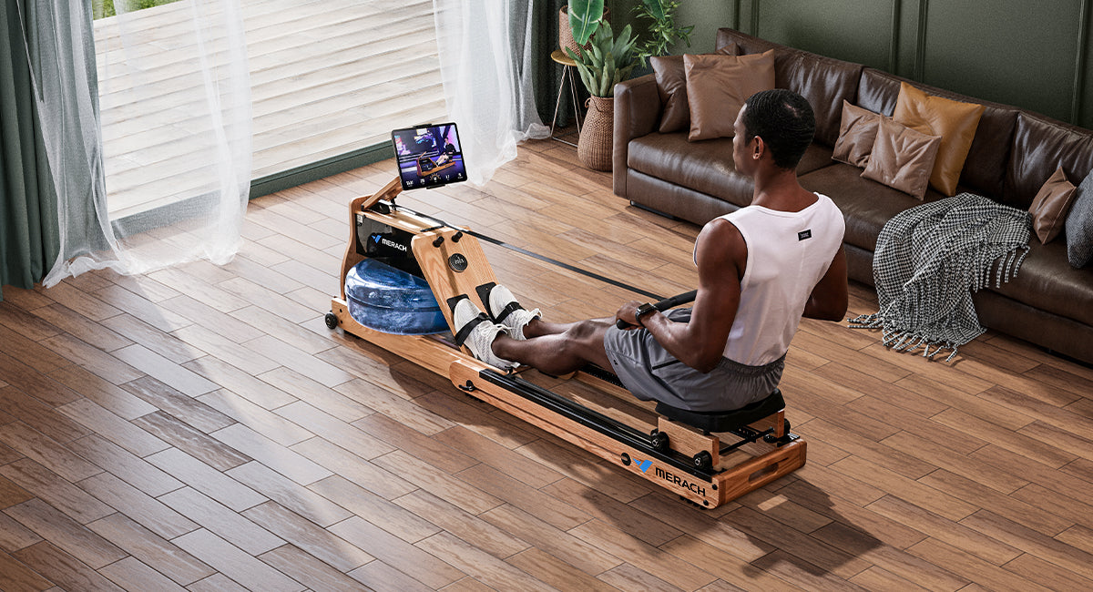 A Guide to Creating a Home Gym - MERACH 950 Water Rower