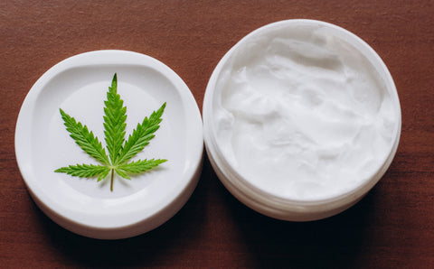 Boat and mane CBD More Life Creams with leaf