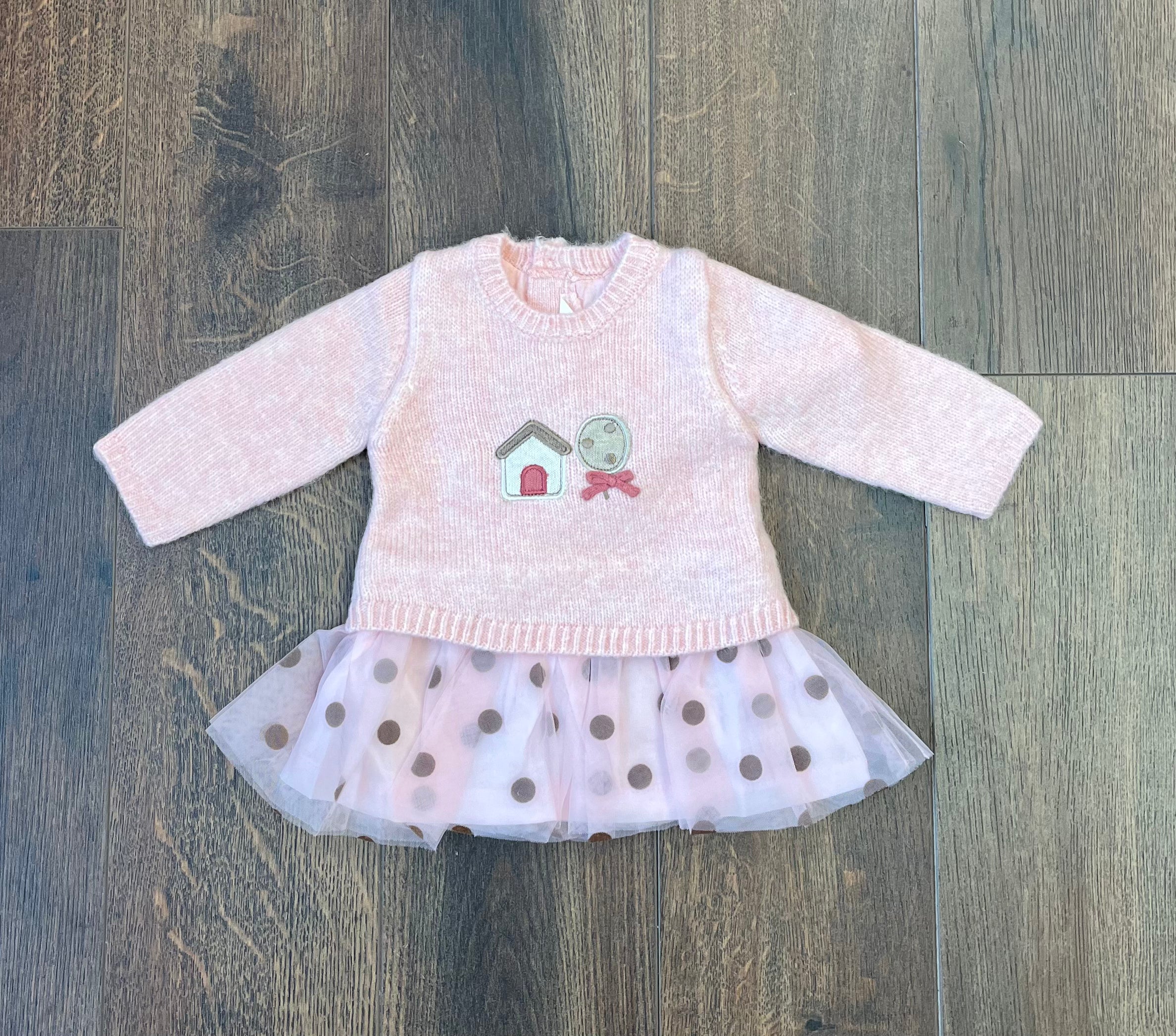 Mayoral Pink Knit Dress