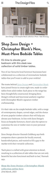 The Design Files - Shop Zenn Design + Christopher Blank's new must have bedside tables