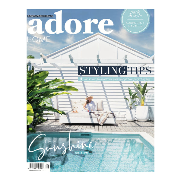 Zenn Design Wave Bench Stool Featured in Adore Magazine Summer 2022/2023