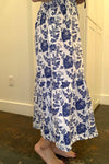 THML - Blue Floral Maxi Dress