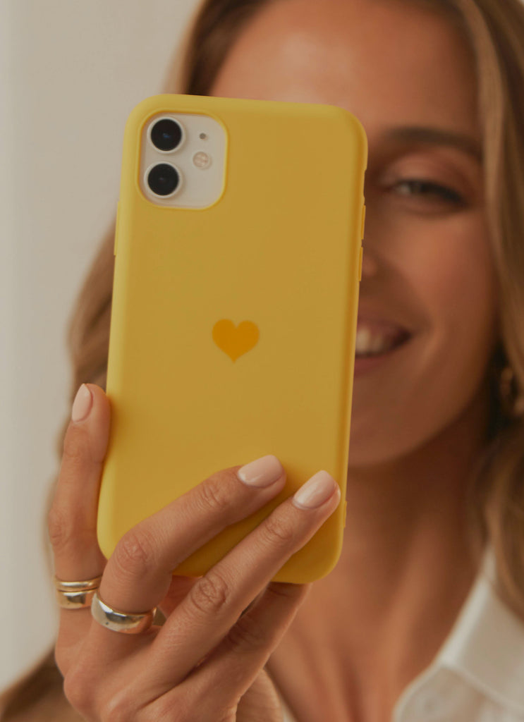 New Love iPhone Case - Yellow