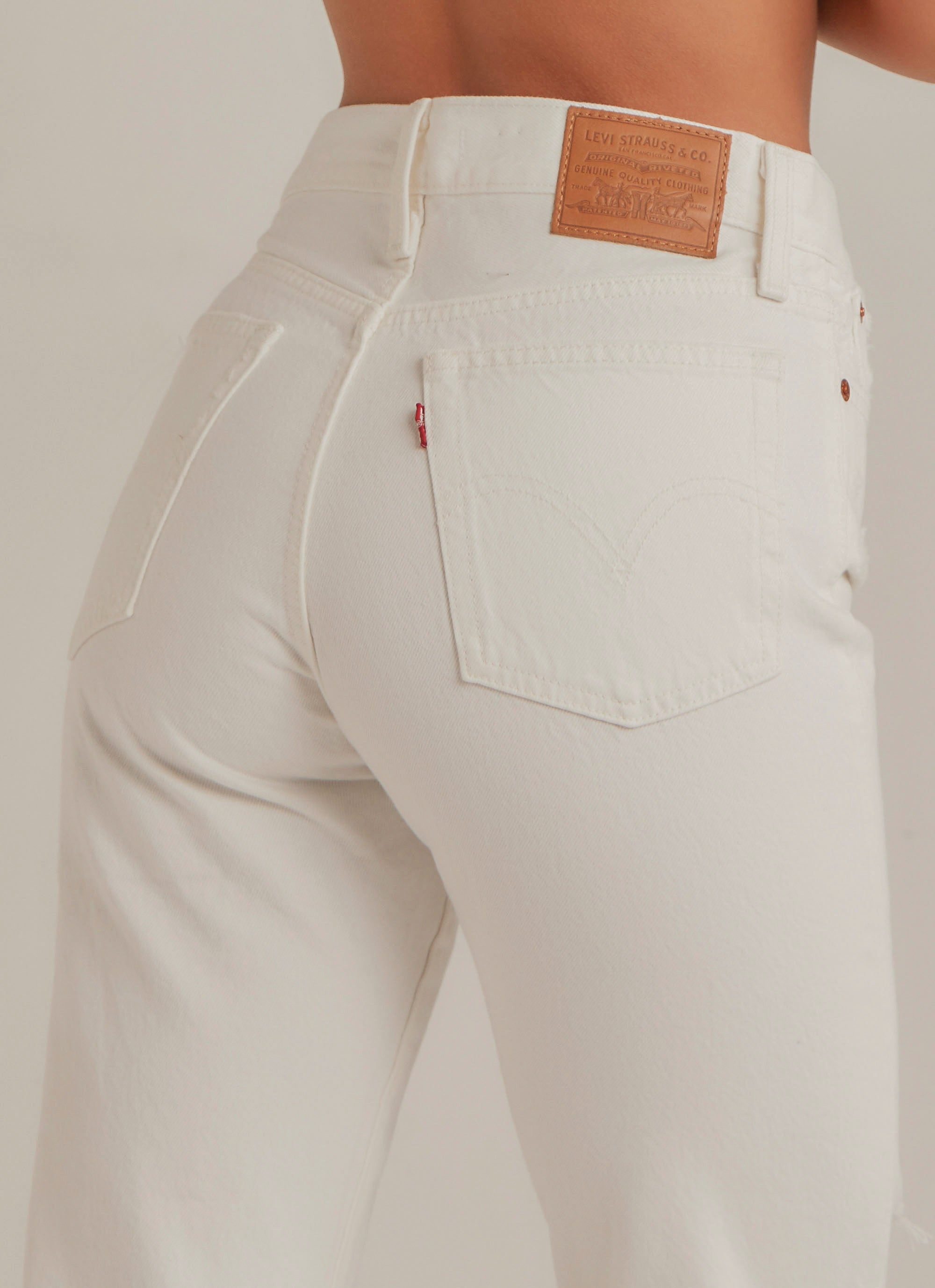 Wedgie Straight Jeans - Cloud Bank – Peppermayo NZ