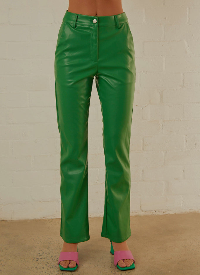 L.A Street Style Pants  - Jade Green
