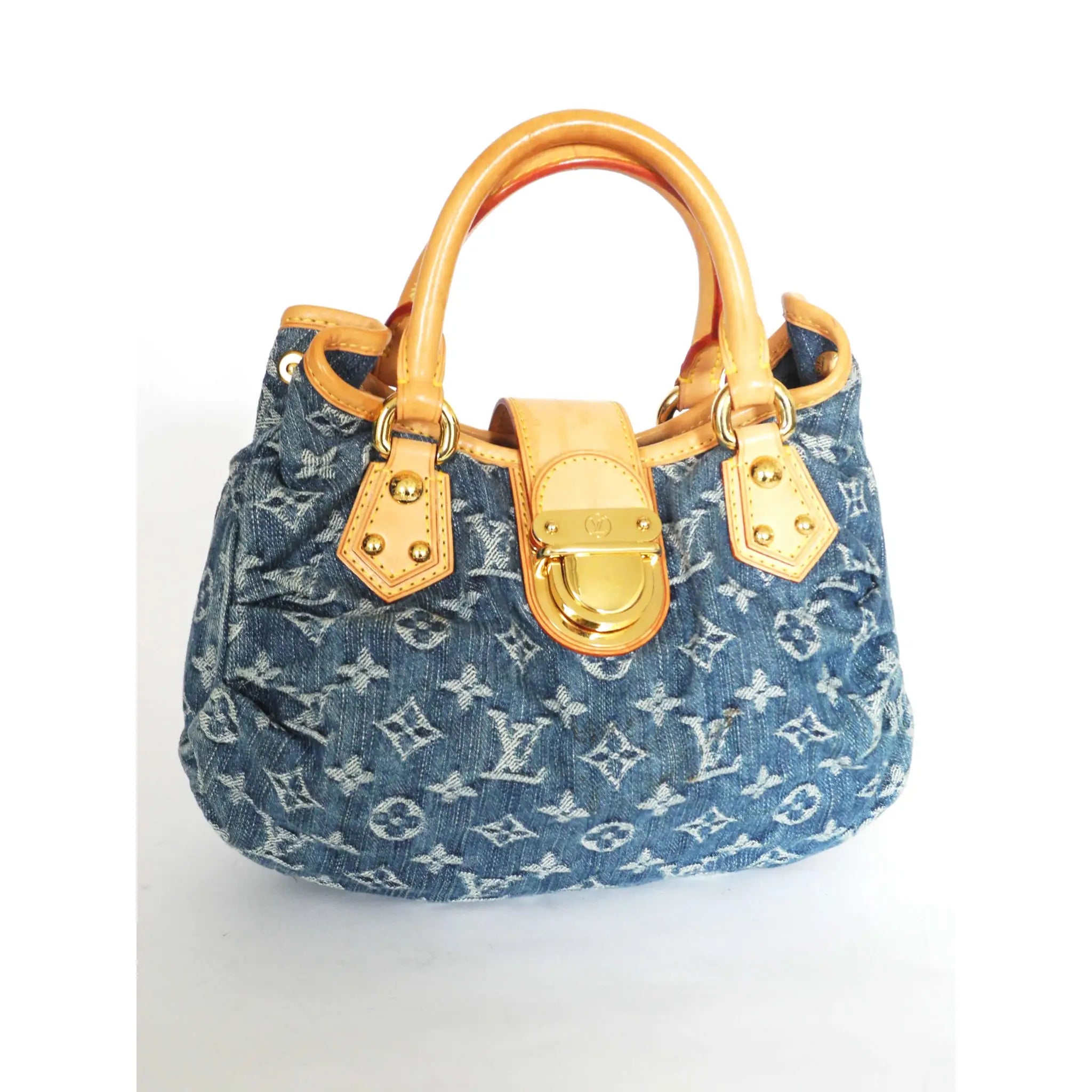 Louis Vuitton Pleaty Denim Bag