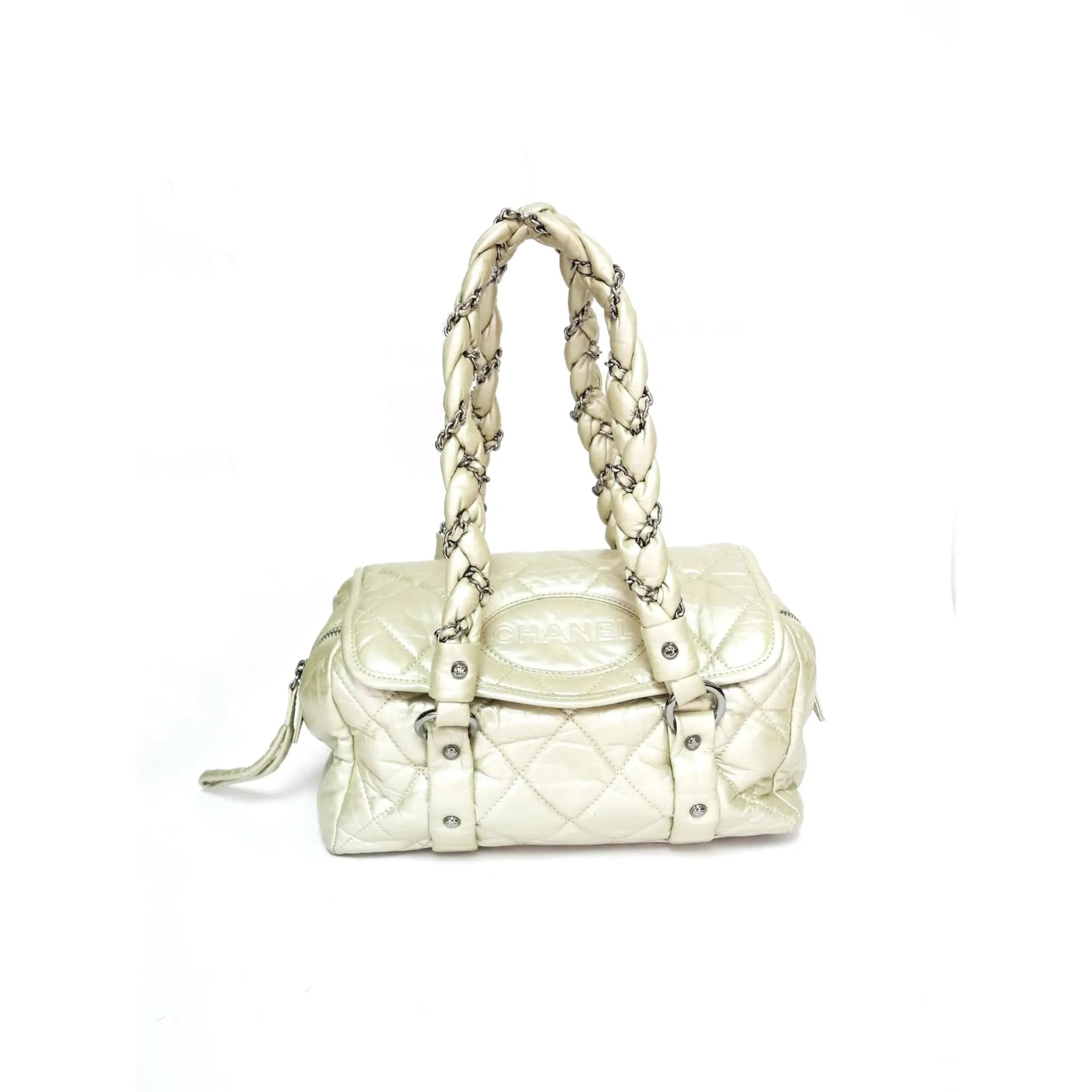 image of Chanel Lady Braid quilted bag with braided chain