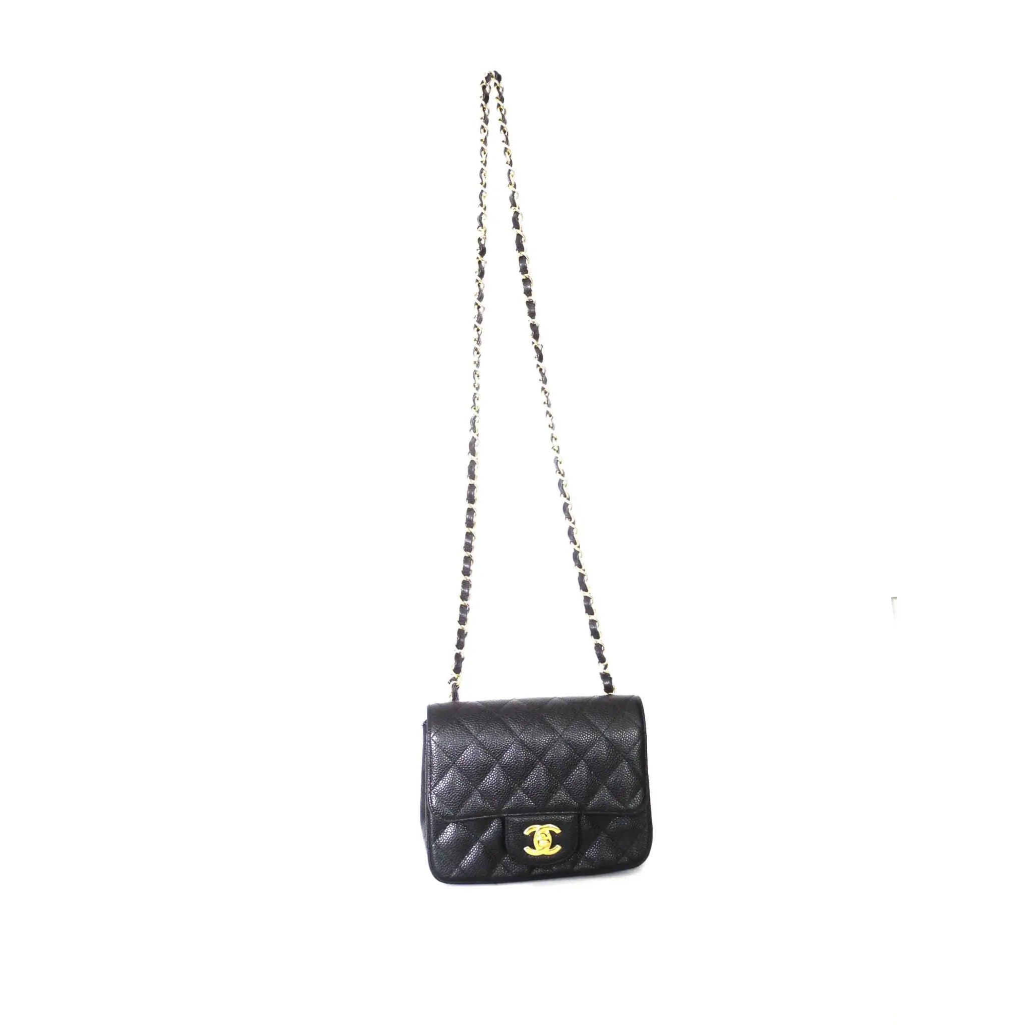 Chanel square bag Timeless/Classic Caviar - Comptoir Vintage