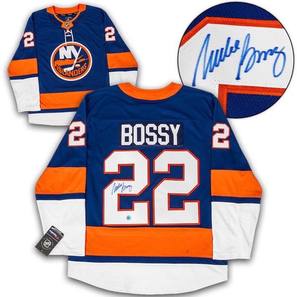NHL Islanders 22 Mike Bossy Blue CCM Throwback Youth Jersey