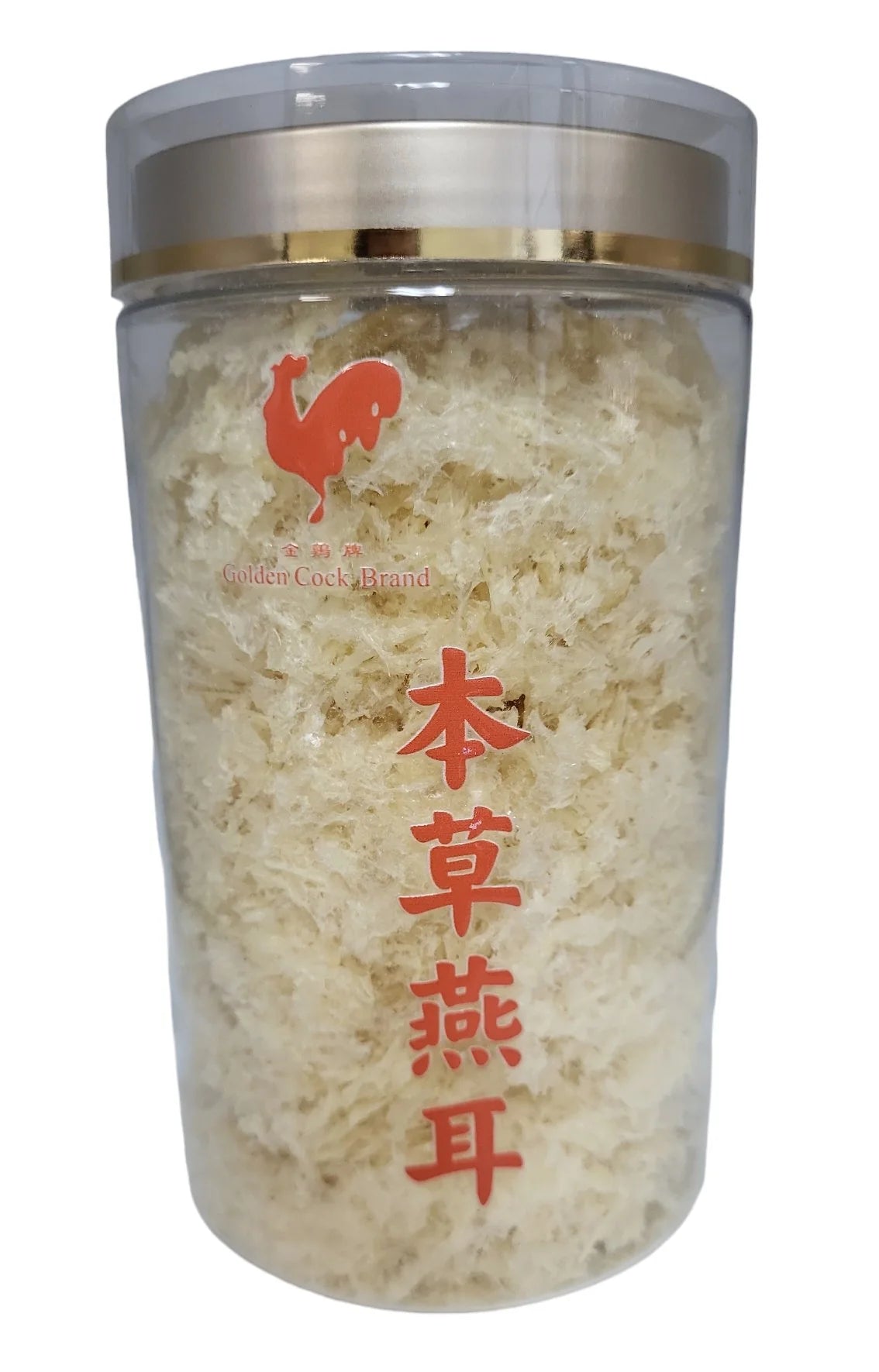 [平民燕窩] (金鸡牌）草本燕耳 Dried Snow Fungus（80g/瓶）#86216T