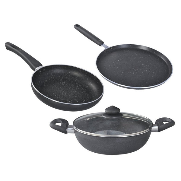 Prestige 300mm Omega Deluxe Granite Omni Non-Stick Dosa Tava/Griddle, 12