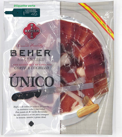 Image - Jambon de Bellota 100% ibérico "Pata Negra" coupé au couteau