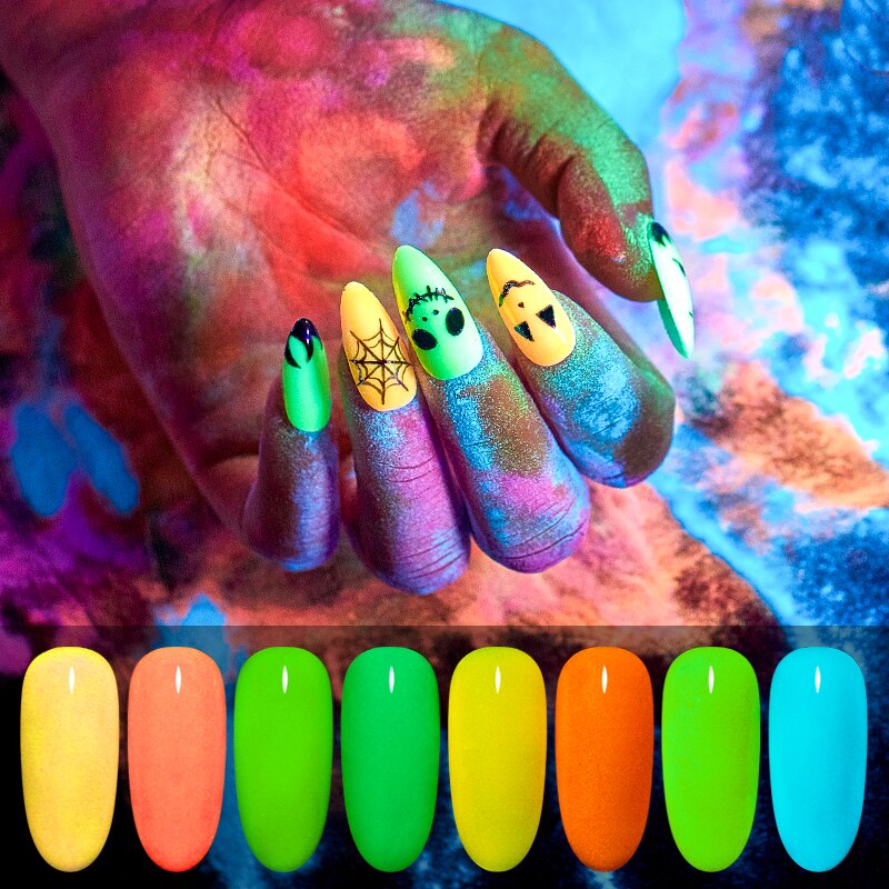 glow in the dark pigment powder for nails