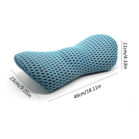 Neo Cushion Lumbar Support Pillow Memory Foam 18"X9"X4