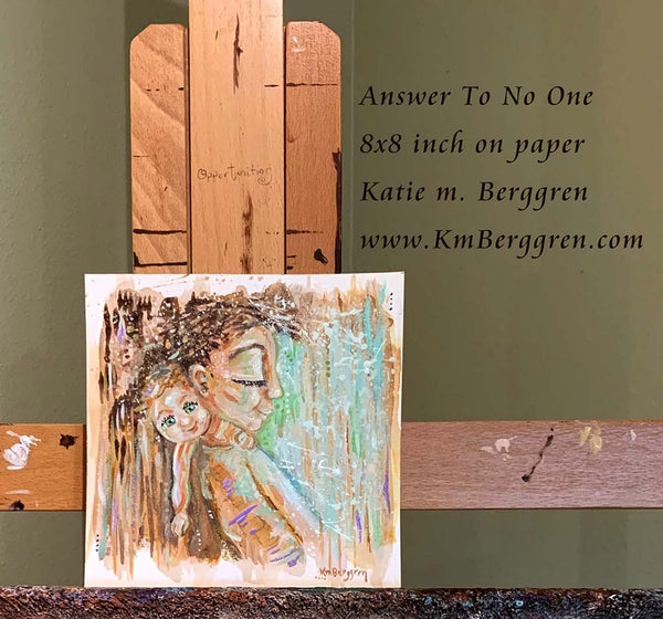 original painting on paper by Katie m. Berggren