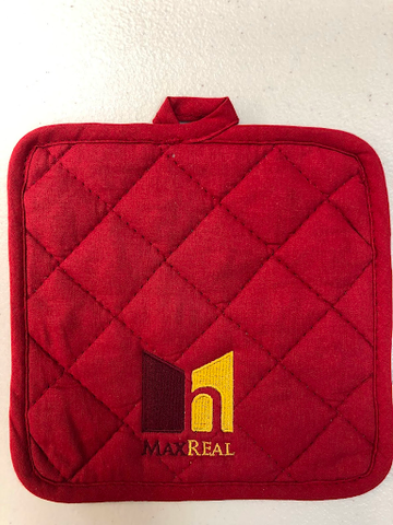 potholder with logo