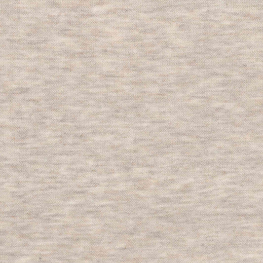 Organic Cotton Fleece - high quality cotton fleece - organic  cotton-Beige-Melange