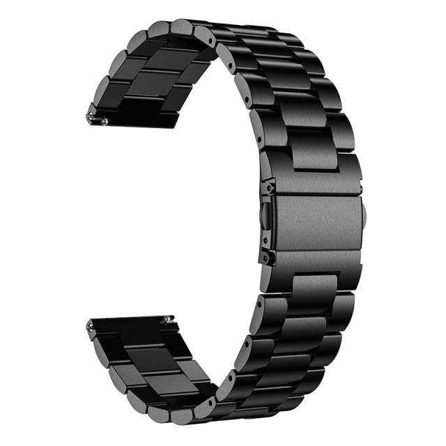 Black Vintage Steel Strap | For 22mm Huawei & Amazfit Smartwatches – GT ...