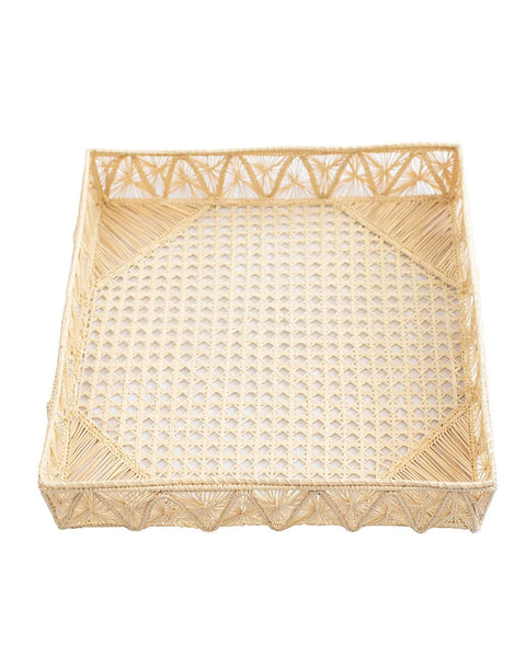 Handwoven Iraca Palm Large Tray