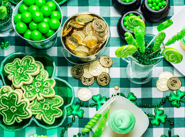 St Patrick's Day Table centerpiece