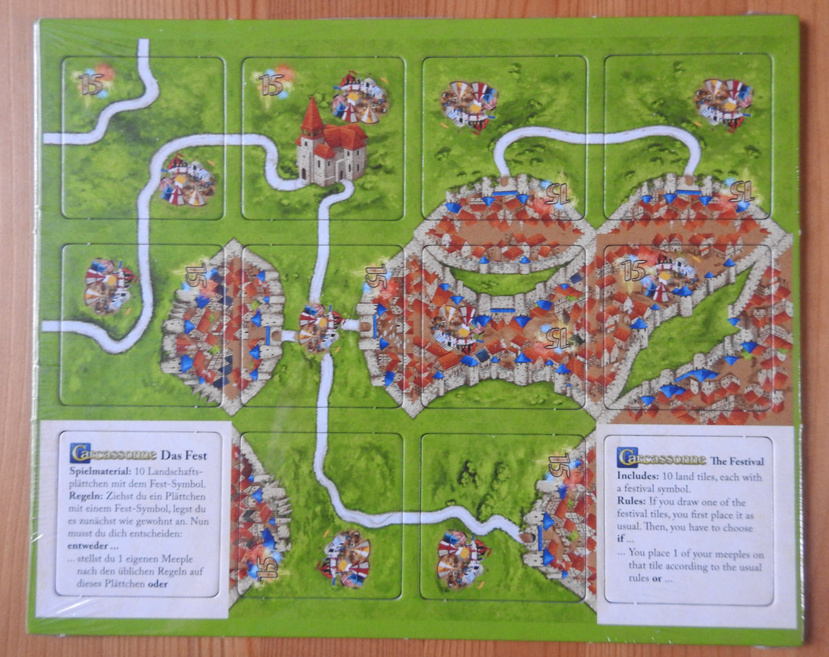 Carcassonne - Festival II | Mini Expansion | Green Zink Games