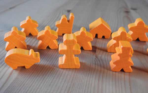 Carcassonne - 19 Wooden Set | Accessory | Green Zink Games