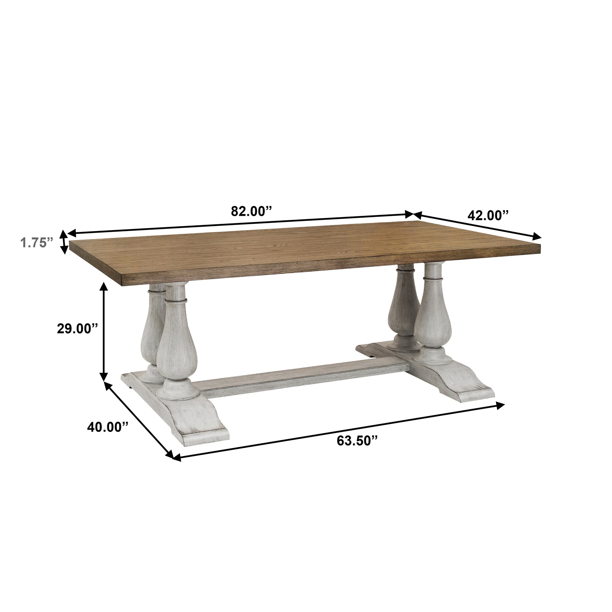 Light Oak Pedestal Dining Table – Furniture Finds