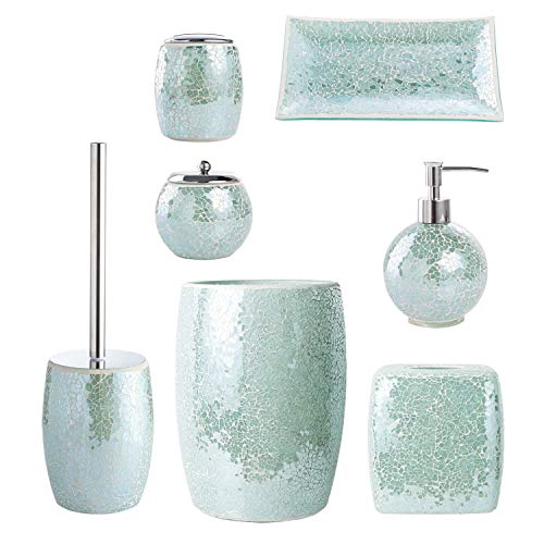 turquoise accessories for bathroom