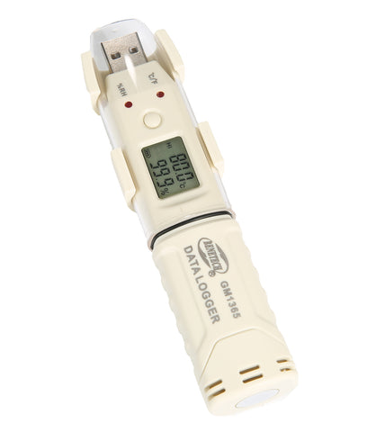 Benetech GM1365 Temperature Humidity Data Logger -30-80°C 0~100%RH - Meterport