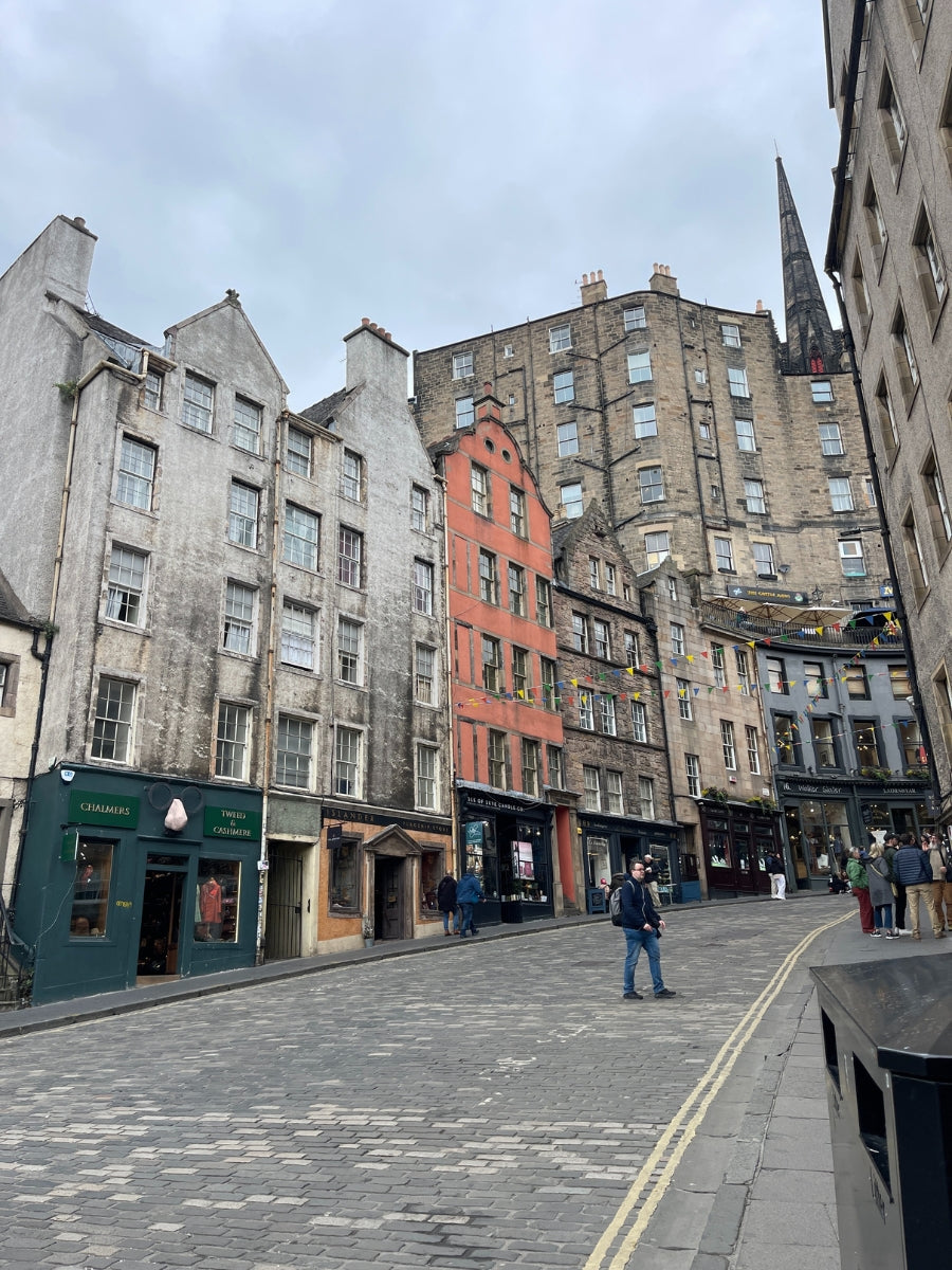 Victoria Street in Edinburgh, Scotland