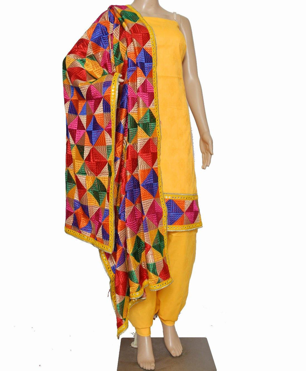 yellow phulkari