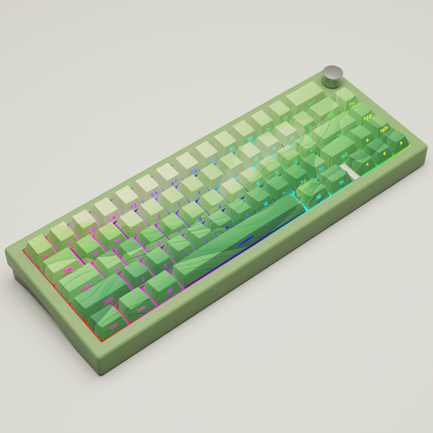 topography green tea keyboard