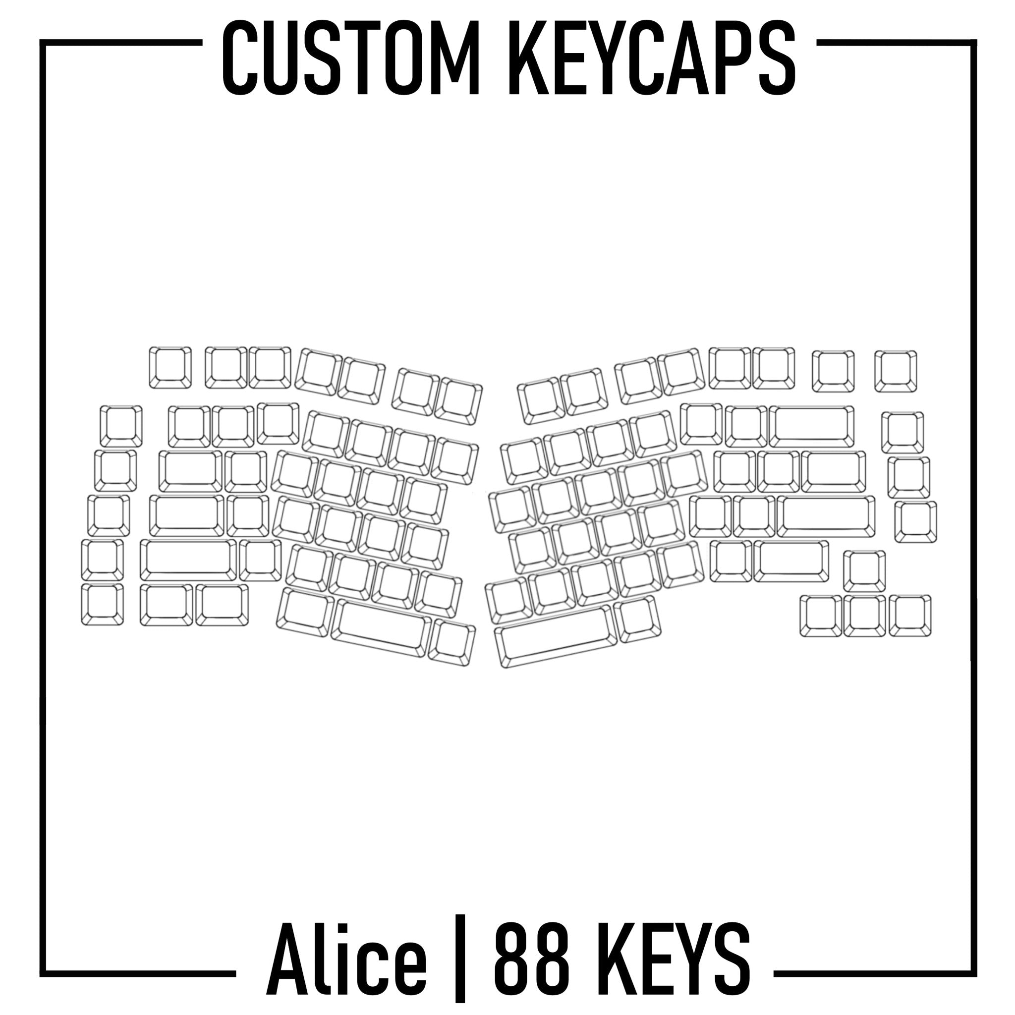 Design Studio - Alice Split Keyboard Custom Keycaps ( ANSI )
