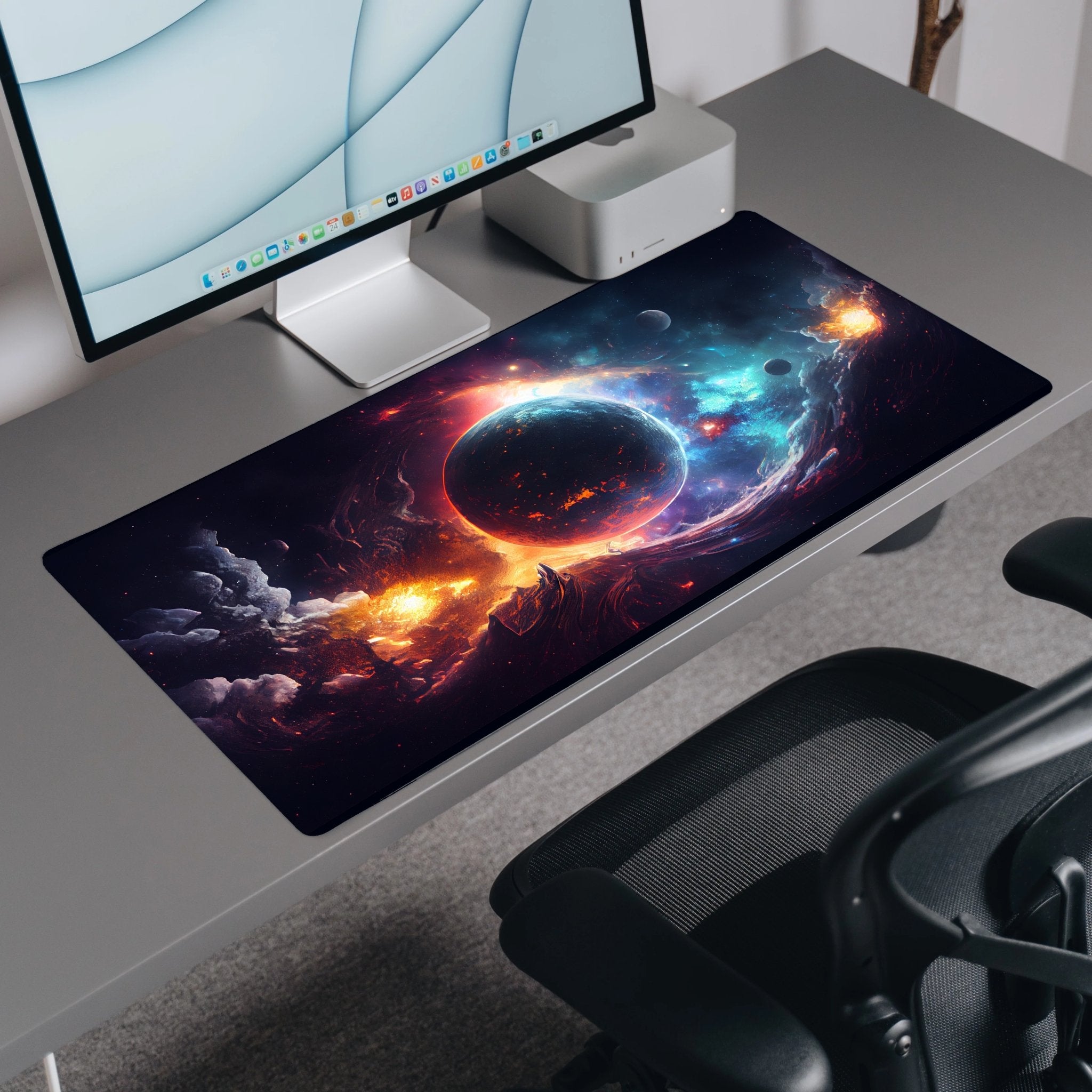 Universe Planet Desk Mat | Mouse Pad | Gaming & Office Desk Mat ...