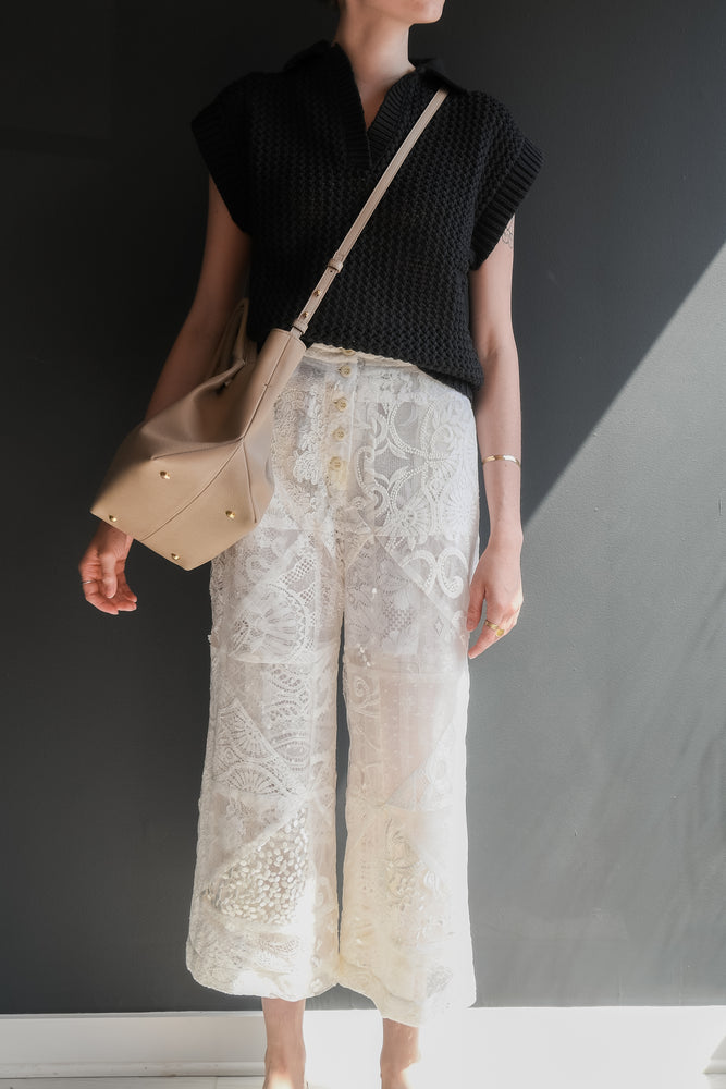 Patchwork Lace Pants 白 38 - www.rcconsultores.com.ar