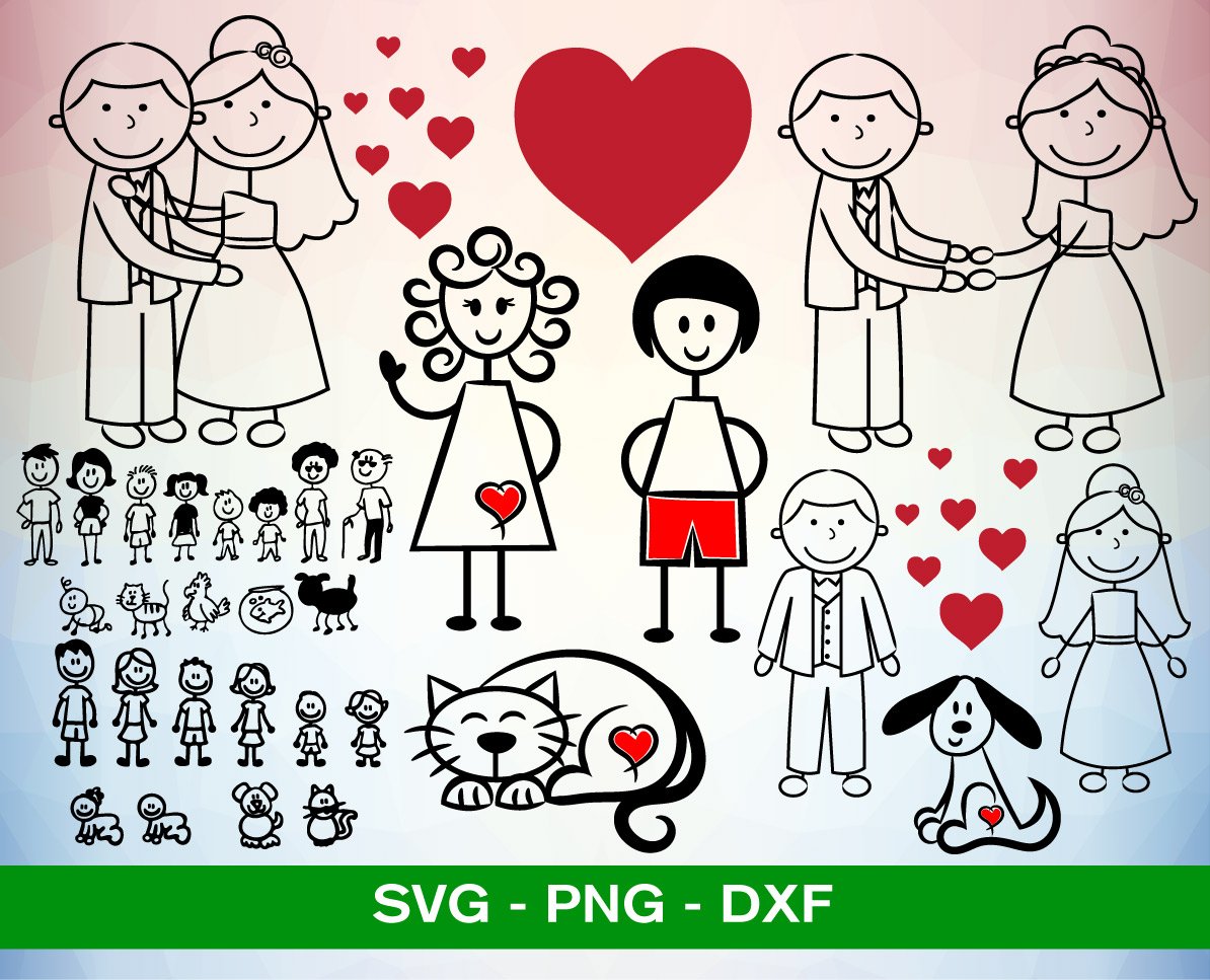 Free Free 157 Stick Family Svg Bundle SVG PNG EPS DXF File