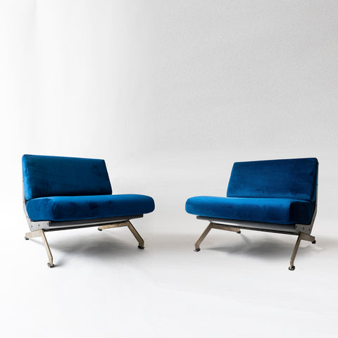 Pair of Alessandra lounge chairs by Gianni Moscatelli for Formanova