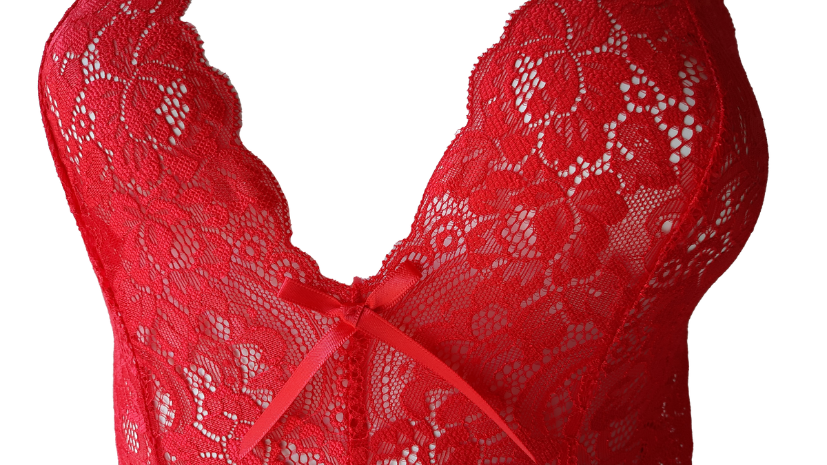 Red Lace Body Suit – Pomling