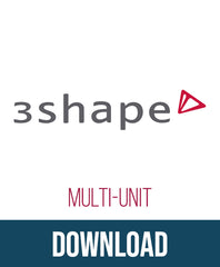 Biblioteca CAD/CAM Descarga del sistema multiunidad 3Shape