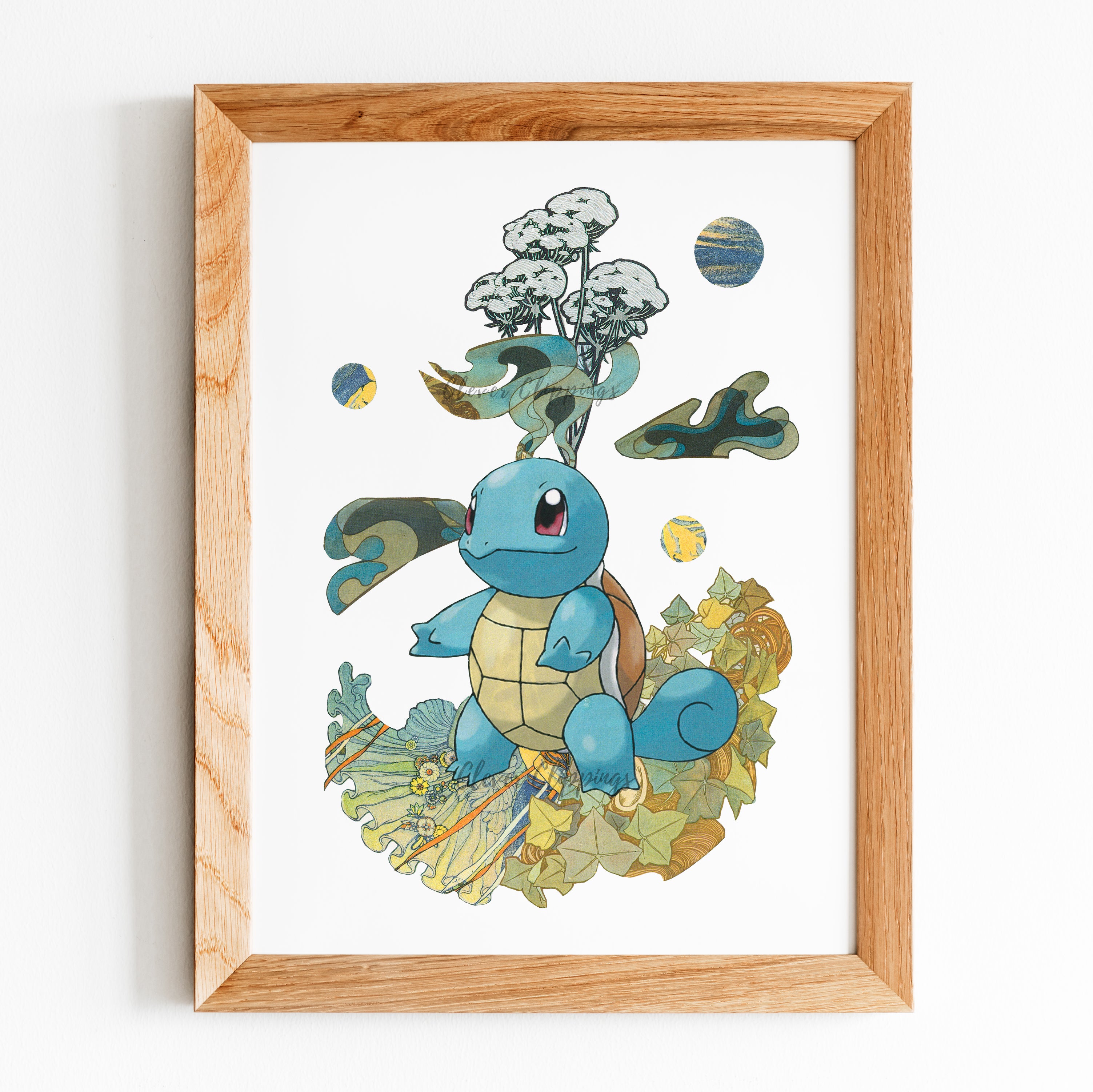 Pika and squirrels caught red-handed - Toronto Art - Collage Art - Squirtle